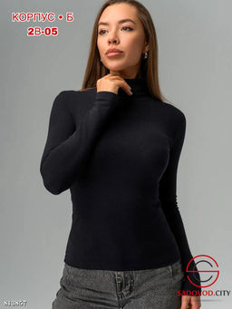 Водолазка женская однотонная