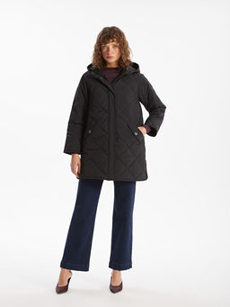 Kap??onlu Kapitone Oversize Kad?n ?i?me Mont