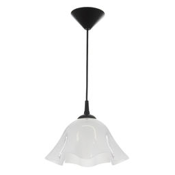 Люстра «Ирис» 1×15 Вт Е27 МОДЕЛЬ: BR=00260 черный/белый 28×28×14 см