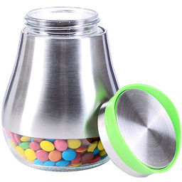 9-31032-2 Банка стекло+метал 1л MB (х6) - Mayer&boch фото 2