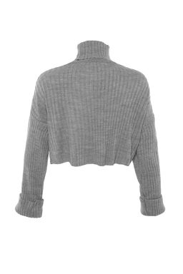 Haki Crop Basic Triko Kazak TWOAW22KZ0223 - Trendyolmilla фото 22