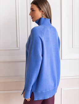 VILATTE / Джемпер с воротом на молнии из пряжи с кашемиром  фото 4