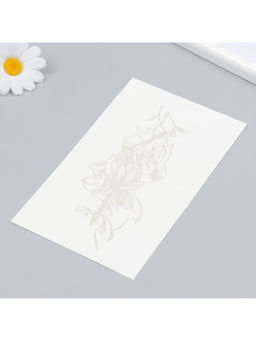 Переводная тату на тело синяя Балерина, 18?11 см