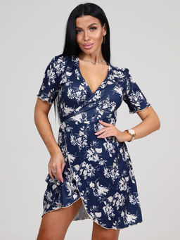 156 ЖЕНСКИЙ ХАЛАТ (Темно-синий) - А-дина фото 4