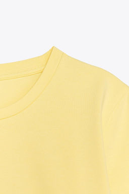 CROPPED STRETCH T-SHIRT - Zara фото 95