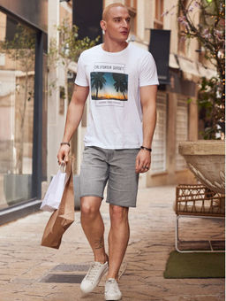 Мужские джинсовые шорты-бермуды LIVERGY  фото 3