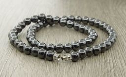 Гематит круглые бусины 8мм, бусы 44см