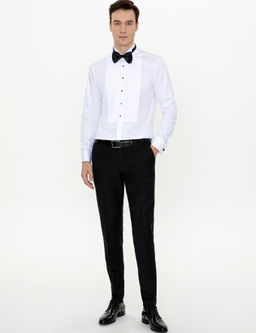 Beyaz Slim Fit Smokin G_mlek