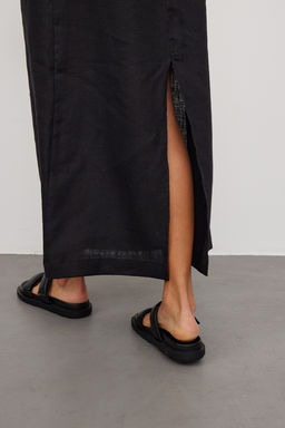 Сарафан длинный D026_Black/Черный - M&G all natural фото 4