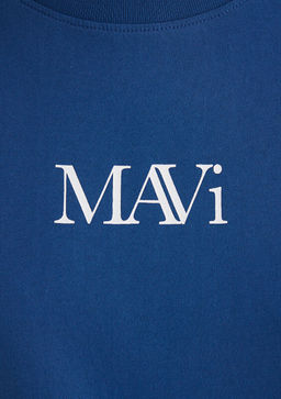 Mavi Logo Bask?l? Lacivert Tisort  фото 7
