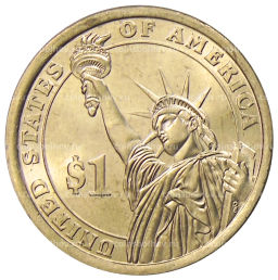 Монета 1 доллар 2015 года P Линдон Джонсон 36-й президент США