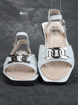 08-PED128-1 WHITE Босоножки женские (натуральная кожа) - No name фото 10