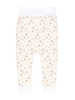 Ползункиштанишки короткие молочные принт звезды