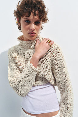 PANTAL?N BARREL FLUIDO ZW COLLECTION / Blanco roto - Zara фото 12