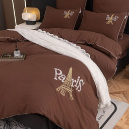Комплект постельного белья Mood of Paris на резинке MPR002 160*200*35 2 спальный 4 Наволочки