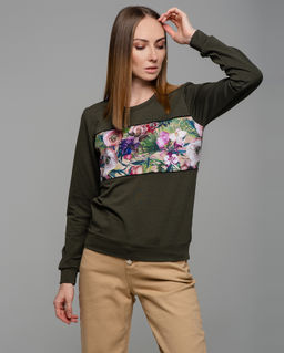 Свитшот с горизонтальной вставкой SP011 * - Sahar art lab фото 2