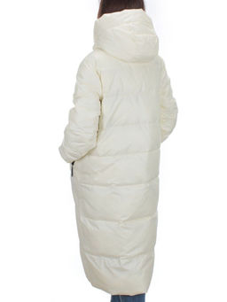 H-2209 WHITE Пальто зимнее женское (200 гр .холлофайбер) - Fashion фото 4