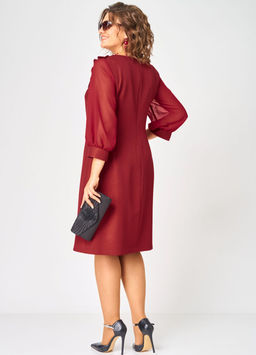 Платье EVA GRANT 7310D красный
