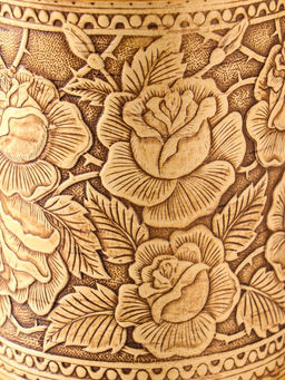 Туес «Розы», 12×17 см, банка для хранения, береста