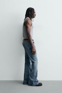 JEANS FLARE FIT / Azul claro - Zara фото 4