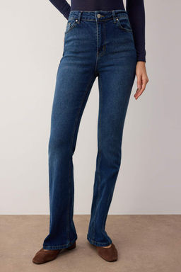TRENDYOLMILLA Siyah More Sustainable Yuksek Bel Flare Jeans TWOSS23JE00063  фото 43