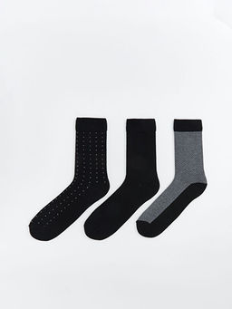 Desenli Erkek Soket ?orap 3l?