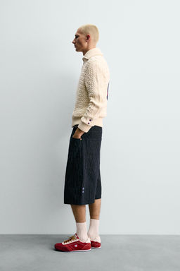 CHAMPION® X ZARA JACQUARD CABLE-KNIT CARDIGAN  фото 4