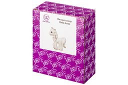 Фигурка декоративная 7*2,5*8,5 см Пони с короной белая с золотом, фарфор - Elan gallery фото 5