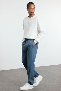 TRENDYOL MAN Indigo Oversize/Genis Kesim Kumas Mix Esofman Alt? TMNAW25EA00012 - Trendyolmilla фото 3