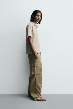 POLO RELAXED FIT LAVADO / Crudo - Zara фото 4