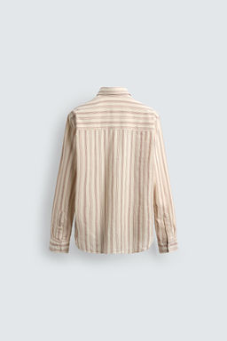 STRIPED TEXTURED SHIRT - Zara фото 8