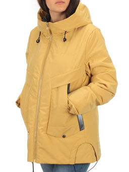 H9266 YELLOW Куртка демисезонная женская (100 гр. синтепон) - Фабричный китай фото 3