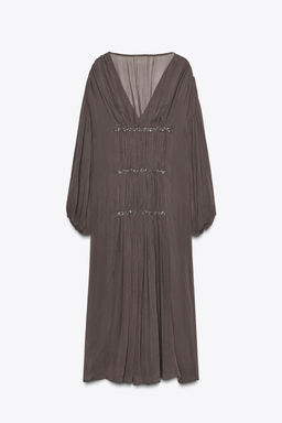 EMBROIDERED BEADED DRESS ZW COLLECTION - Zara фото 7