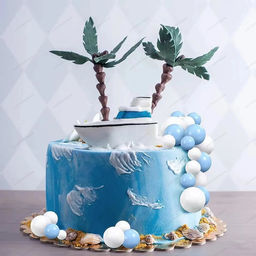 Набор для украшения Бусины, набор 20 шт, цвет синий - Страна карнавалия фото 6