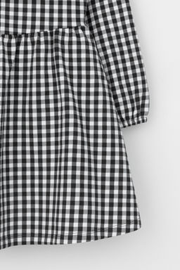 КР 5907/серая клетка на белом к519 платье для дев - Crockid фото 7