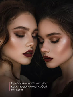 Тени для век 4 оттенка LA MIRADA №502 нюдовый сатиновый + Тени для век 4 оттенка LA MIRADA №501 базовый матовый - Ninelle фото 9