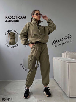 Стильные костюмы двойка из высококачественного плотного хлопка - A.B.S.O фото 5
