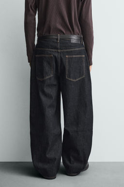 JEANS BALLOON FIT / Marino / Blanco - Zara фото 13