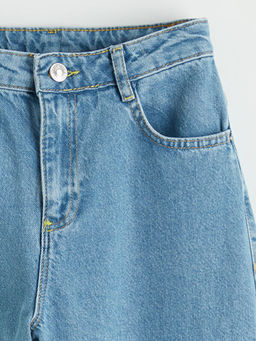 Wideleg Nak??l? K?z ?ocuk Jean Pantolon