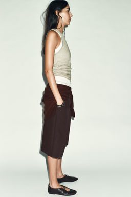 DOUBLE RUSTIC TOP - Zara фото 3