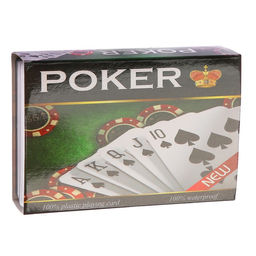 Карты игральные пластиковые 54 шт., 28 мкм, 6,5×9 см, чёрные