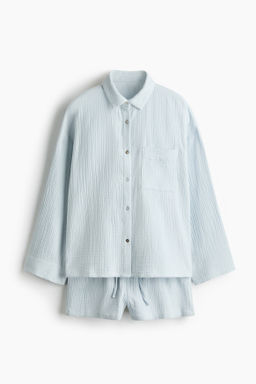 Camisa y pantal?n corto de pijama - H&m фото 17
