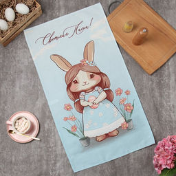 Полотенце Этель Светлая пасха 4073 см, 100% хлопок, саржа 190 г/м фото 2