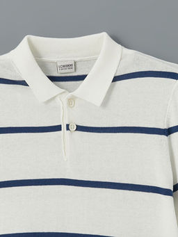 Polo Yaka Erkek ?ocuk Triko Kazak