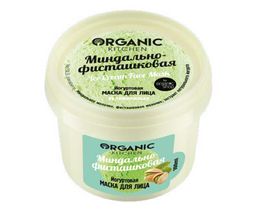 "Organic shop" KITCHEN Маска йогуртовая д/лица "Миндально-фисташковая" 100мл