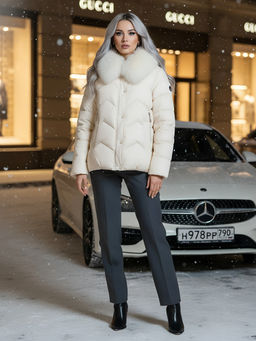 Куртка зимняя с мехом и капюшоном Бренд: Visdeer  фото 26