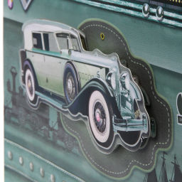 Цена за 12 шт. Пакет подарочный "Винтаж" 31*42*12 см, микс