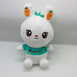 Мягкая игрушка Зайчик с морковками на ушах 40 см - Storyland фото 2