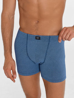 Цена за 2 штуки! Трусы мужские боксеры темно-синие с принтом кубы - Mark formelle фото 2