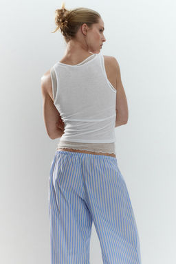 Pantalon de pijama en algodon - H&m фото 4